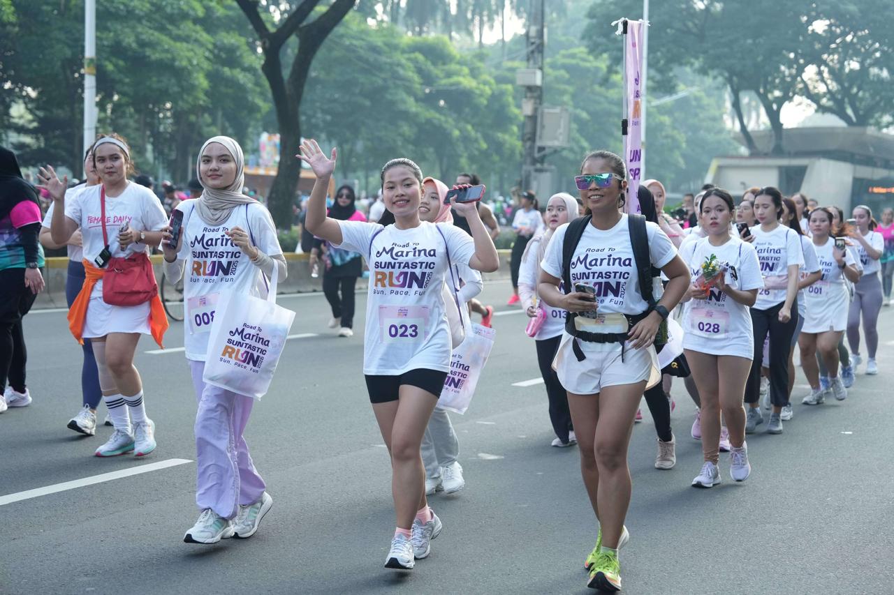 Perlindungan Tepat Marina SPF Expert Saat Aktif Bergerak dalam Rangkaian Event Marina Suntastic Run 2025