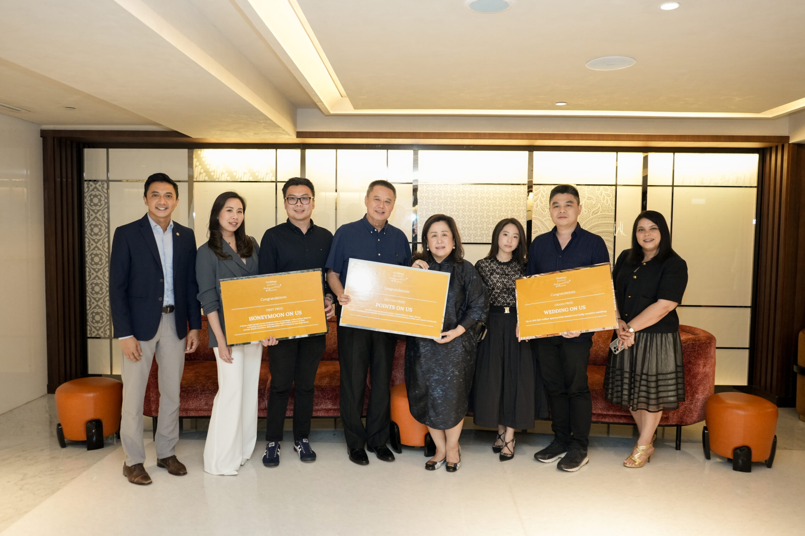 Kegembiraan Pemenang Hadiah Utama Indonesia & Malaysia 2025 Showcase Persembahan Weddings by Marriott Bonvoy