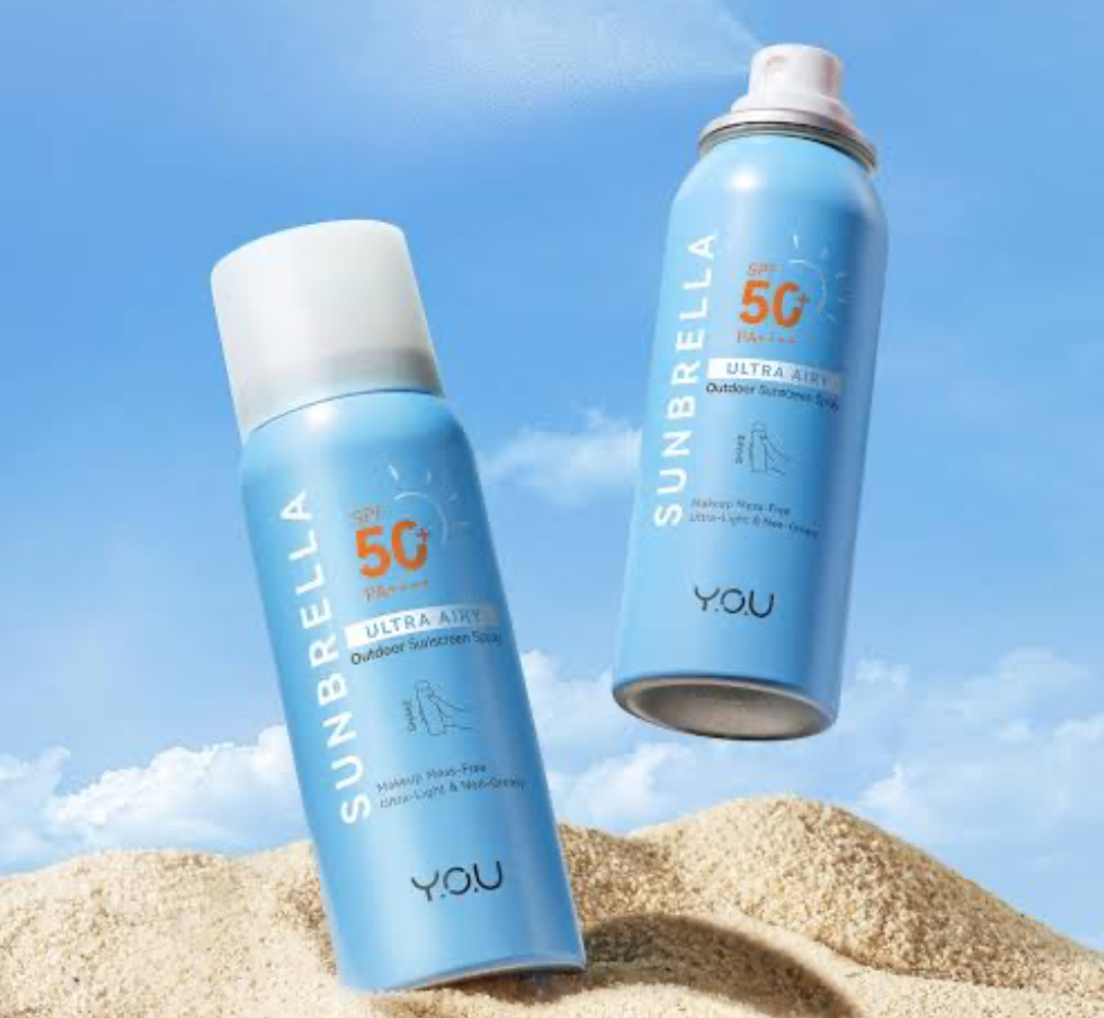 Untuk Perlindungan Maksimal, Y.O.U Luncurkan Sunbrella Ultra Airy Outdoor Sunscreen Spray SPF 50+ PA++++