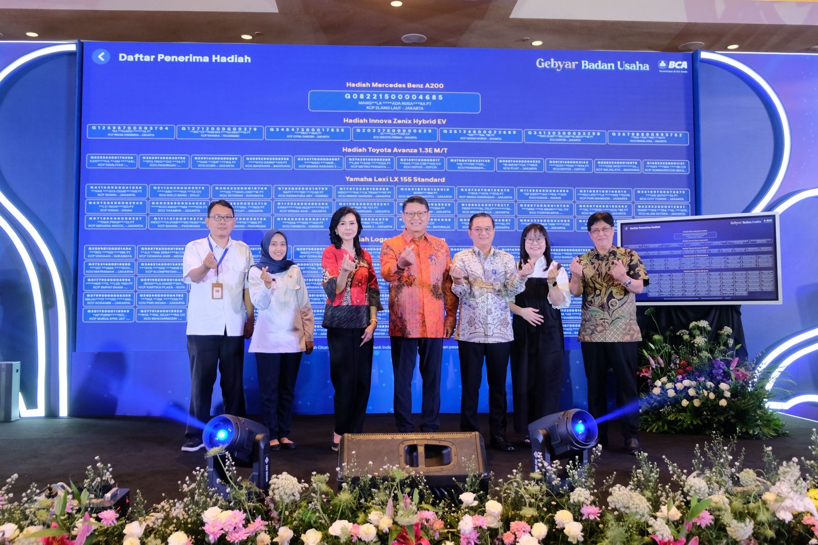 BCA Umumkan Daftar Penerima Hadiah Gebyar Badan Usaha BCA 2025  dari Logam Mulia hingga Mercedes Benz